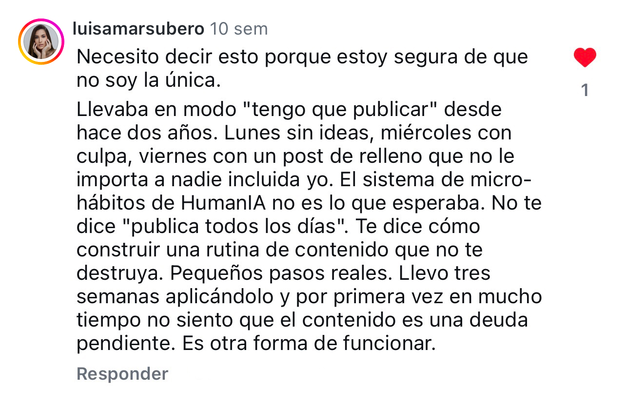 Testimonio de luisamarsubero